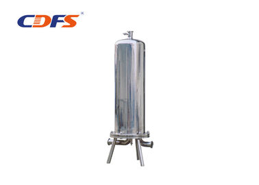 SS-Patronen-Wasser-Präzisions-Filter, 5/10 Mikrometer vertikaler Druckfilter 